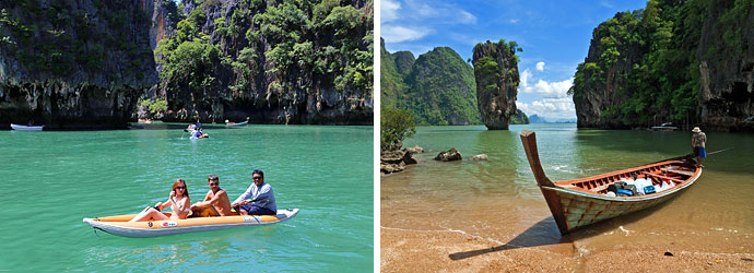 Phang Nga Bay Tour by Speedboat & Canoe