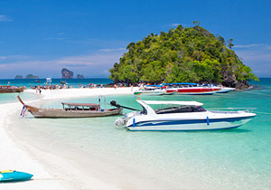 Krabi 4 Islands Tour by Speedboat - Half Day