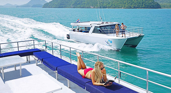 Catamaran for Luxury: Smooth and speedy
