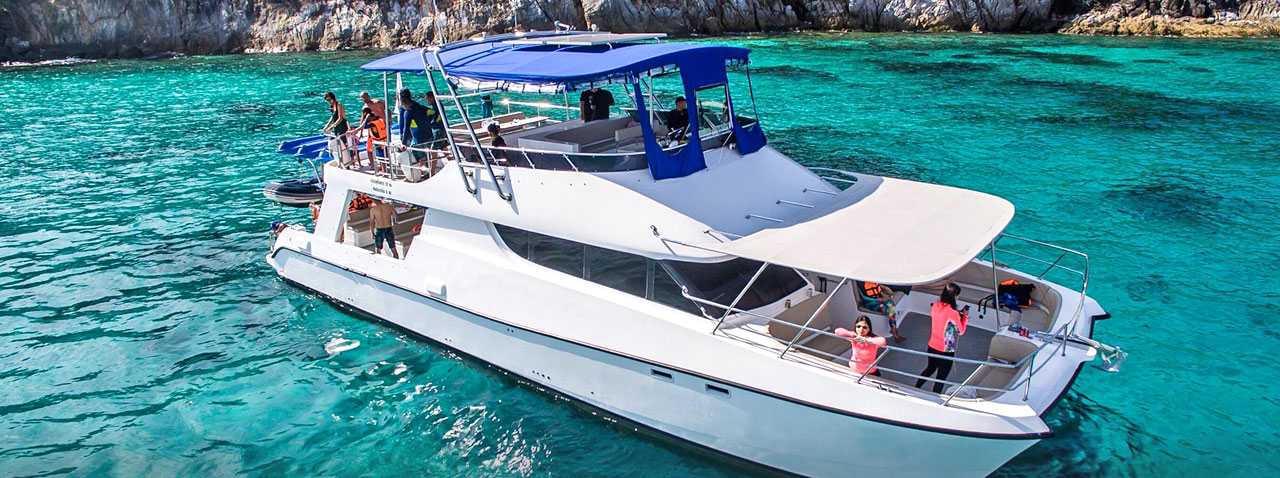 53ft Azure 5 Power Catamaran - Phuket Yacht Charter